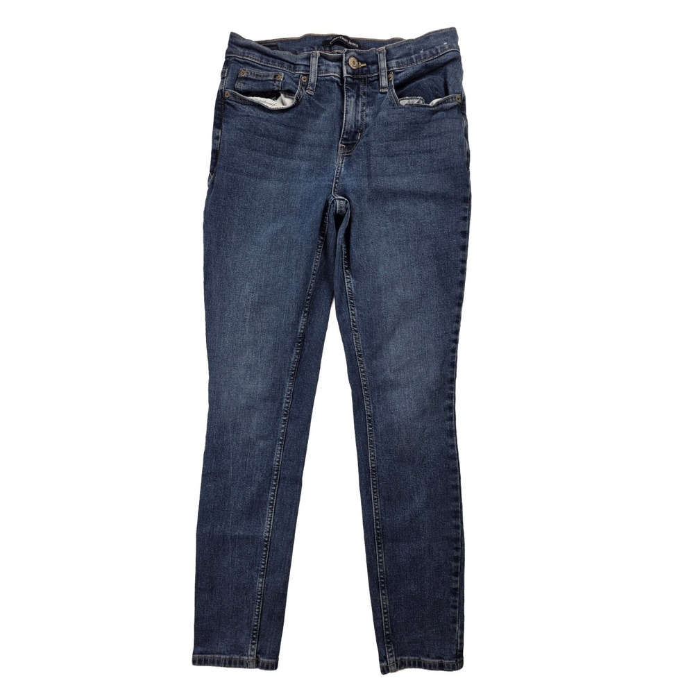 Calvin Klein Blue High Rise Ankle Length Stretch Skinny Jeans Women's Size 28
